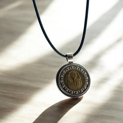 Tutankhamun Egyptian Coin Necklace
