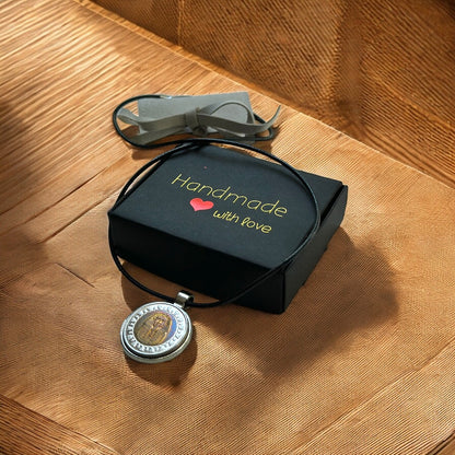 Authentic Egyptian coin necklace in luxury packaging