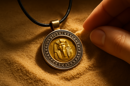 Tutankhamun Egyptian Coin Necklace